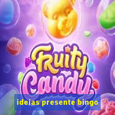 ideias presente bingo